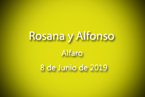 Boda Rosana y Alfonso                             08-06-2019
