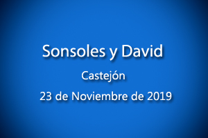 Boda Sonsoles y David                             23-11-2019

